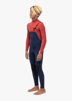 Vissla 7 Seas 3-2 Boys Chest Zip Full Wetsuit -Surf Wear Sport BW32M7FC RRD 8