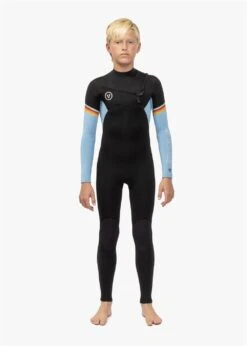 Vissla 7 Seas Boys Raditude 3-2 Full Chest Zip Wetsuit