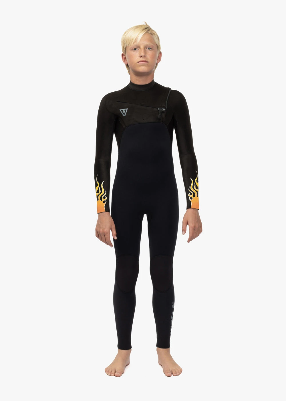 Vissla High Seas Boys Fire 4-3 Full Chest Zip Wetsuit 3 Vissla High Seas Boys Fire 4-3 Full Chest Zip Wetsuit