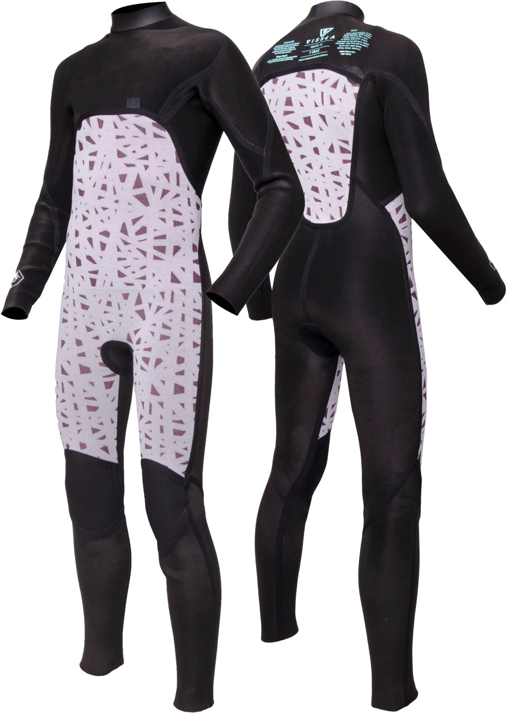 Vissla 7 Seas 4-3 Boys Chest Zip Full Wetsuit 6 Vissla 7 Seas 4-3 Boys Chest Zip Full Wetsuit - Image 4