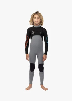 Vissla 7 Seas Boys 4-3 Bolt Full Chest Zip Wetsuit