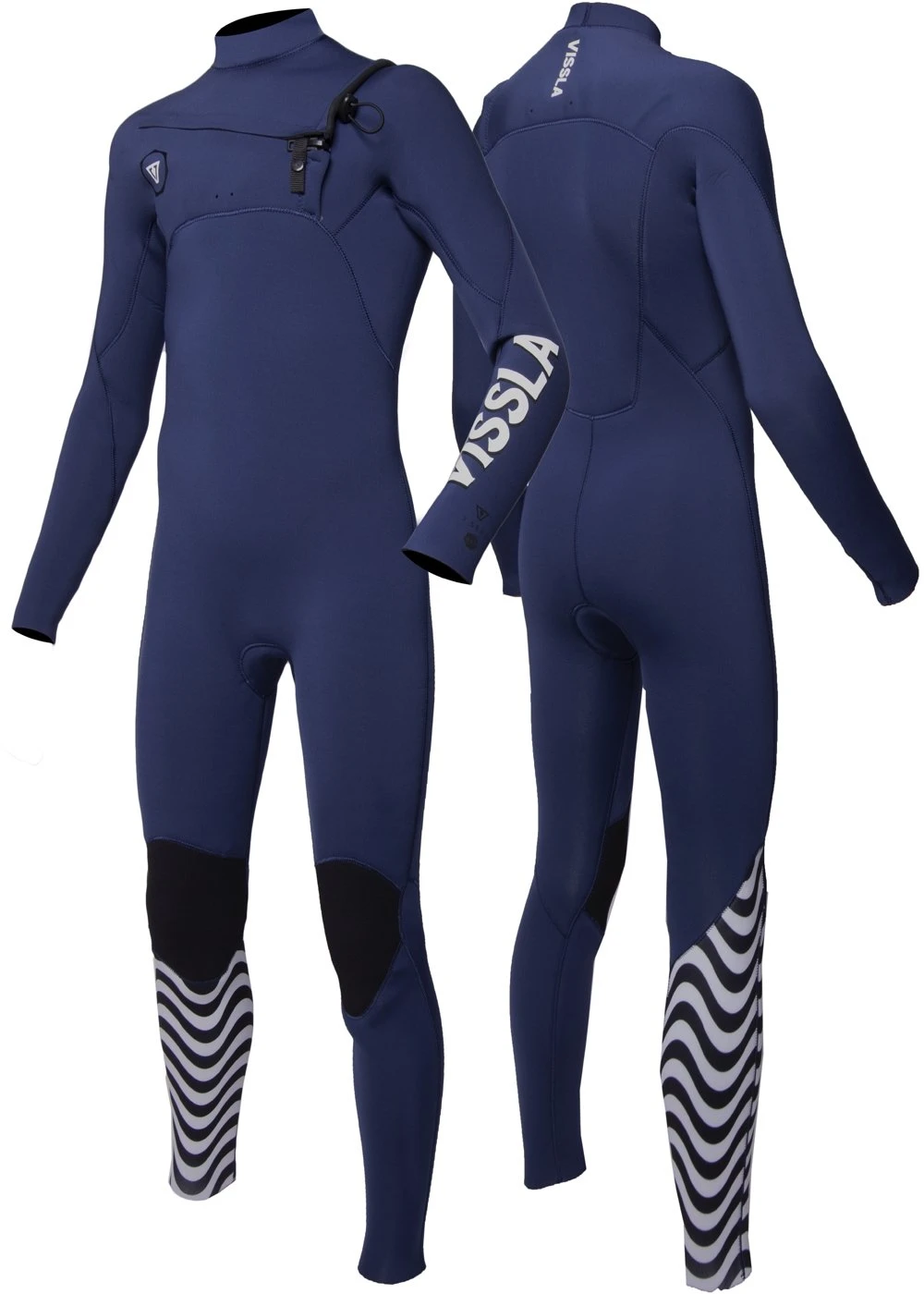 Vissla 7 Seas Boys 4-3 Full Chest Zip Wetsuit 6 Vissla 7 Seas Boys 4-3 Full Chest Zip Wetsuit - Image 4