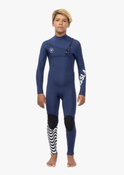 Vissla 7 Seas Boys 4-3 Full Chest Zip Wetsuit
