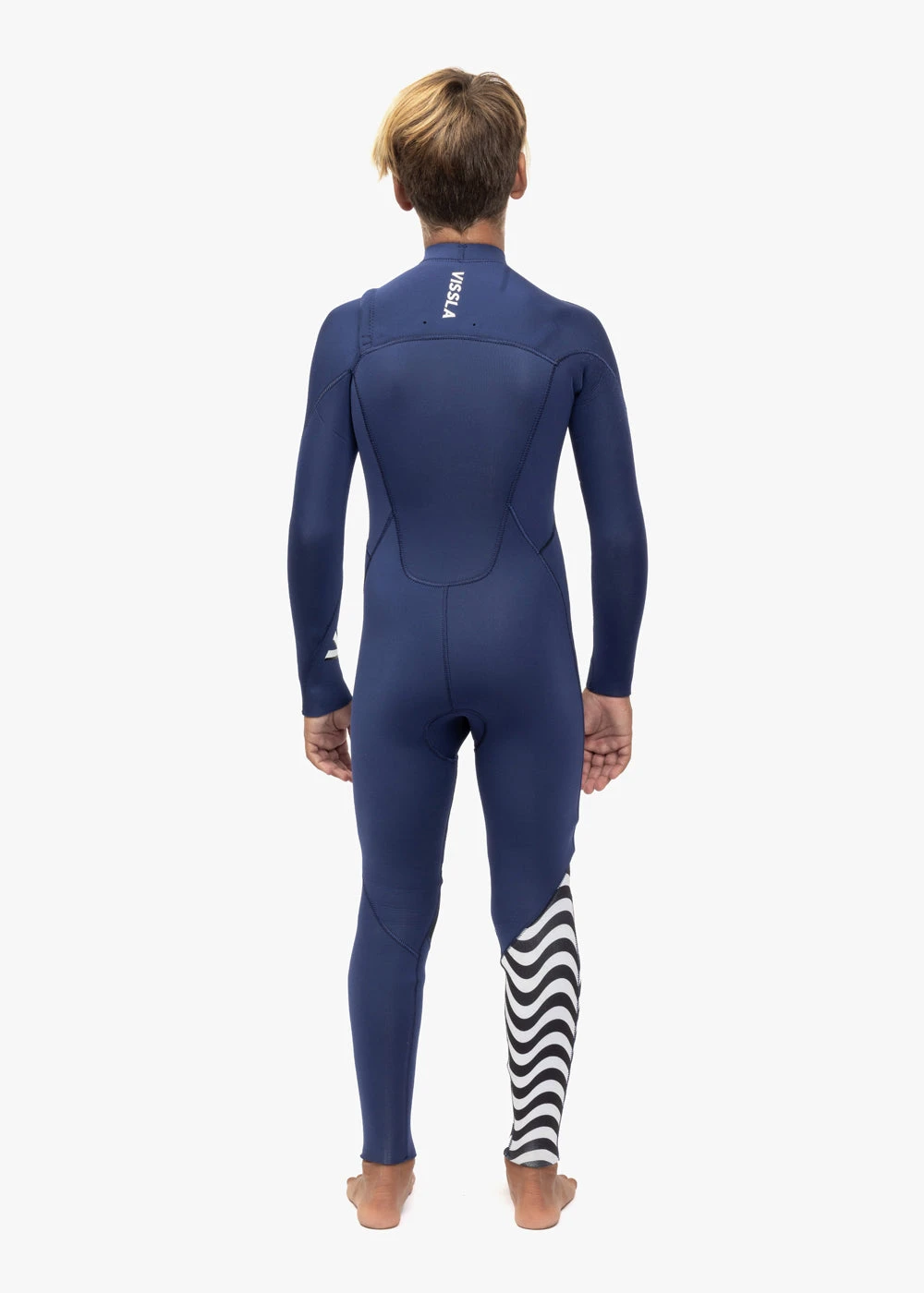 Vissla 7 Seas Boys 4-3 Full Chest Zip Wetsuit 4 Vissla 7 Seas Boys 4-3 Full Chest Zip Wetsuit - Image 2