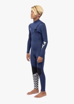 Vissla 7 Seas Boys 4-3 Full Chest Zip Wetsuit 10 Vissla 7 Seas Boys 4-3 Full Chest Zip Wetsuit -Surf Wear Sport BW43Y7FC NVL 8