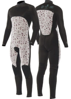 Vissla 7 Seas 3-2 Full Chest Zip Wetsuit - Tonal Logos -Surf Wear Sport MW32Y7FC 2