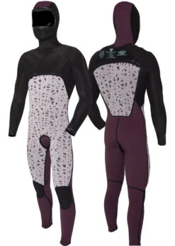 Vissla 7 Seas 4-3 Full Hooded Chest Zip Wetsuit -Surf Wear Sport MW43Y7HC 2