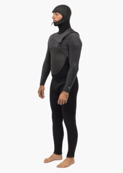 Vissla High Seas II 5-4 Full Hooded Chest Zip Wetsuit -Surf Wear Sport highseas5 4side