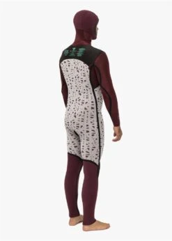 Vissla New Seas 5-4 Hooded U-Zip Wetsuit -Surf Wear Sport new5 46