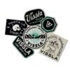 Vissla Sticker Set -Surf Wear Sport vissla sticker pack white 6 cf68